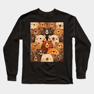 Grizzly Bear Hibernation Habits Long Sleeve T-Shirt